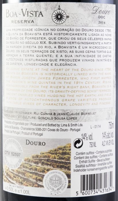 2014 Boa-Vista Reserva tinto