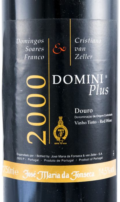 2000 José Maria da Fonseca Domini Plus red