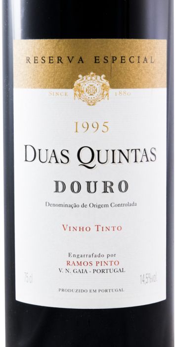 ドゥアス・キンタス（二つの葡萄園）・特別リザーブ 赤 1995年