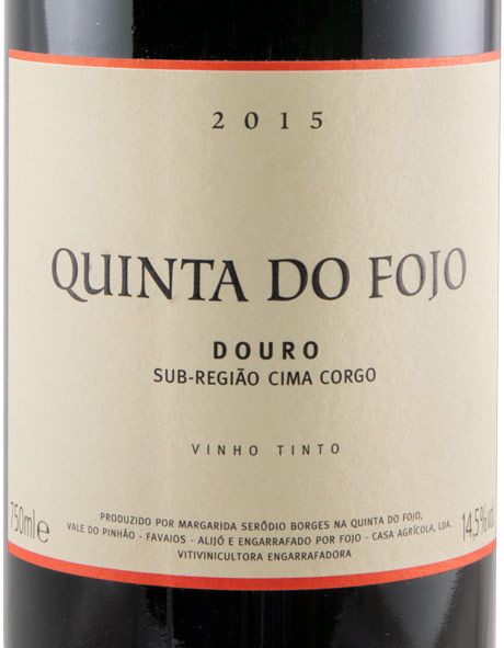 2015 Quinta do Fojo red