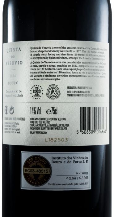 2016 Quinta do Vesuvio tinto