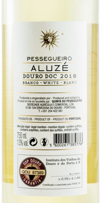 2018 Quinta do Pessegueiro Aluzé white
