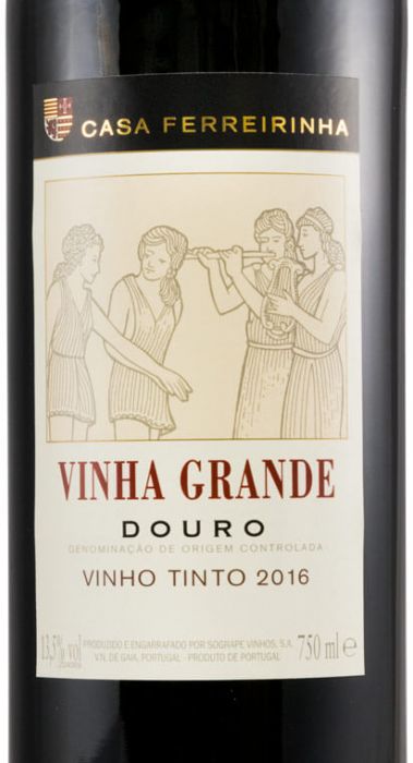 Set 2016 Casa Ferreirinha Vinha Grande red w/Glass 2x75cl