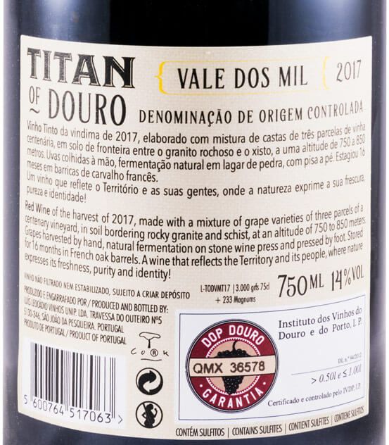 2017 Titan of Douro Vale dos Mil red