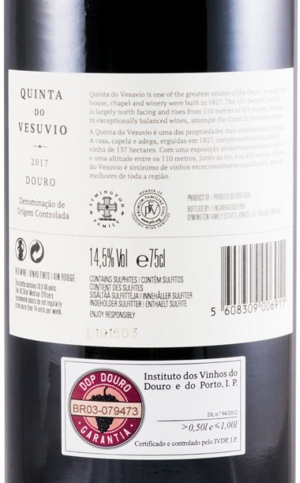 2017 Quinta do Vesuvio tinto