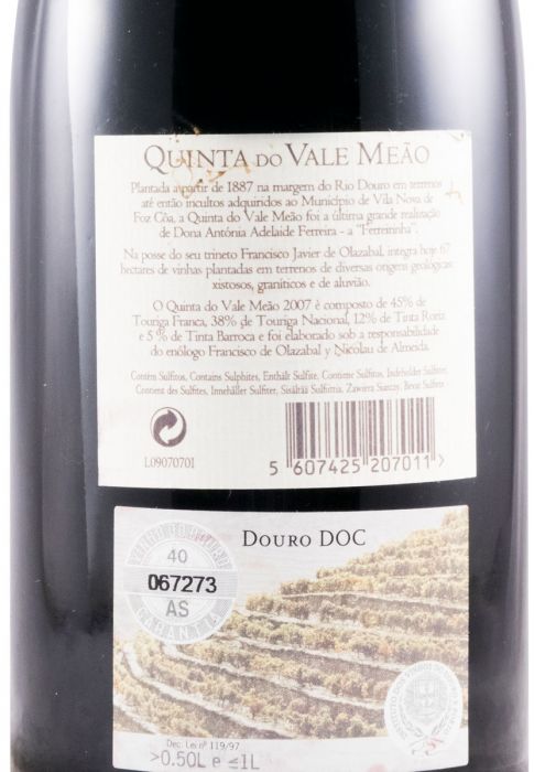 2007 Quinta do Vale Meão red