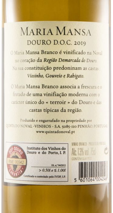 2019 Quinta do Noval Maria Mansa white