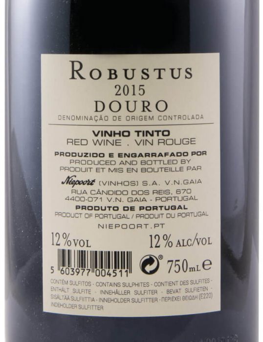 2015 Niepoort Robustus red