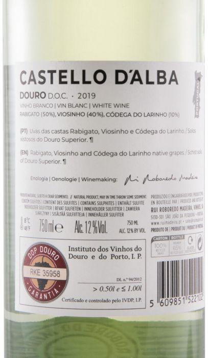 2019 Castello D'Alba branco