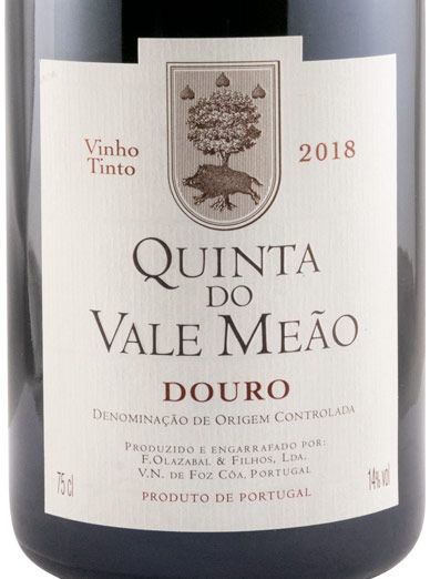 2018 Quinta do Vale Meão red