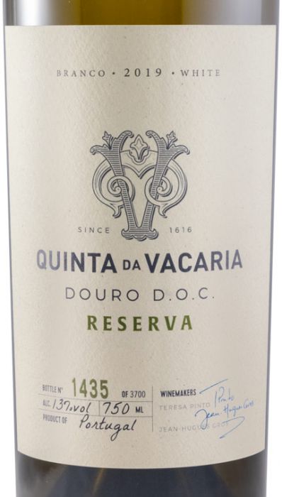 2019 Quinta da Vacaria Reserva white