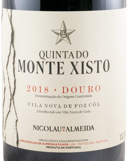 2018 Quinta do Monte Xisto red