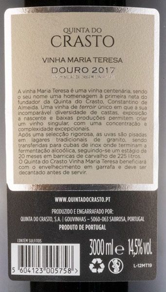 2017 Quinta do Crasto Vinha Maria Teresa red 3L