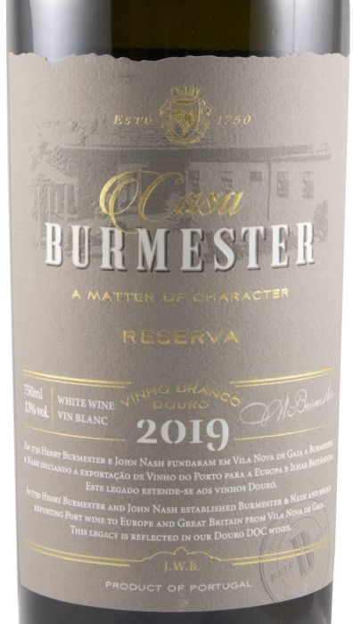 2019 Burmester Reserva white