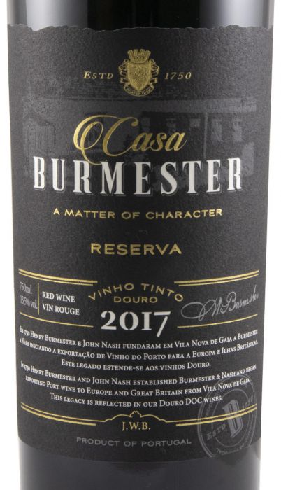 2017 Burmester Reserva red