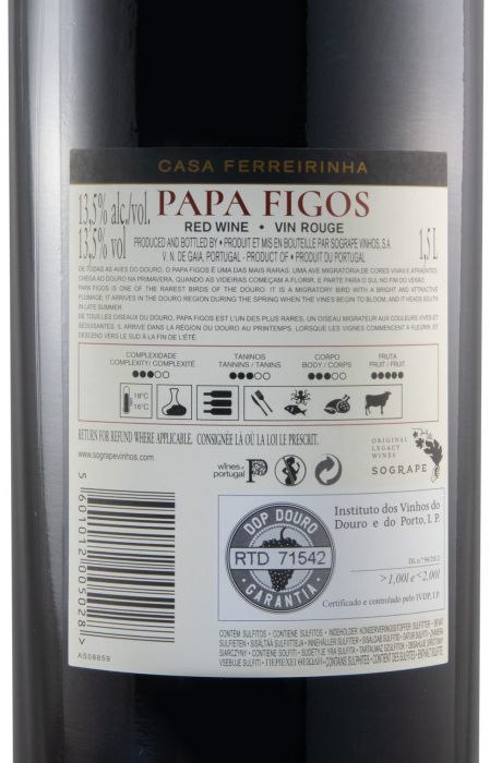 2019 Papa Figos tinto 1,5L