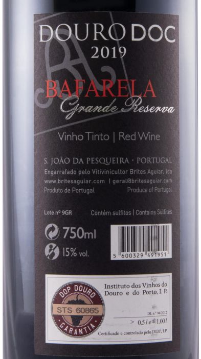 2019 Bafarela Grande Reserva tinto