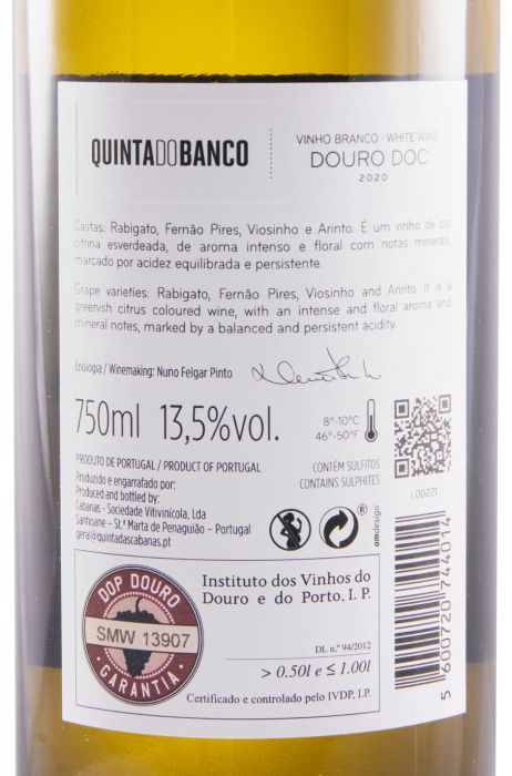 2020 Quinta do Banco white