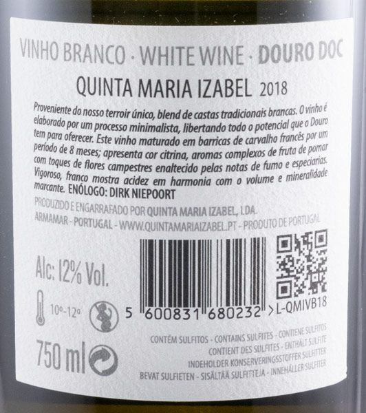 2018 Quinta Maria Izabel white