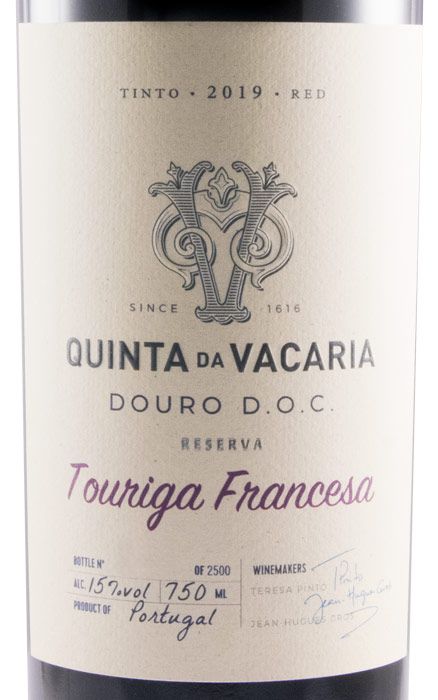 2019 Quinta da Vacaria Touriga Francesa tinto