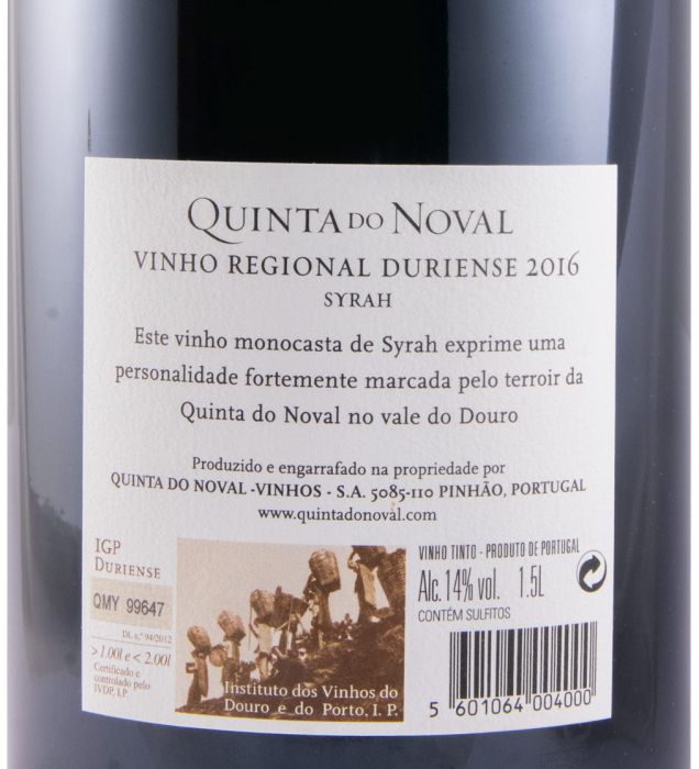 2016 Quinta do Noval Syrah red 1.5L