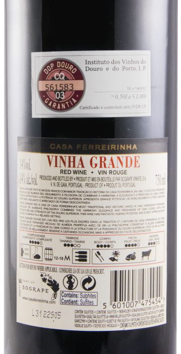 2019 Casa Ferreirinha Vinha Grande tinto