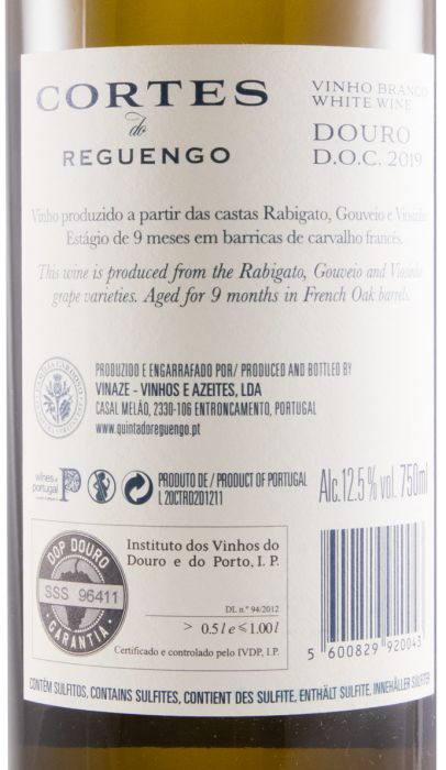 2019 Cortes do Reguengo branco