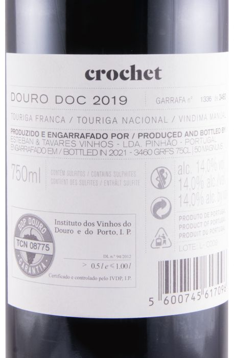 2019 Esteban & Tavares Crochet tinto