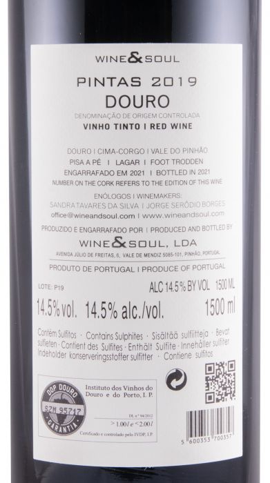 2019 Pintas tinto 1,5L