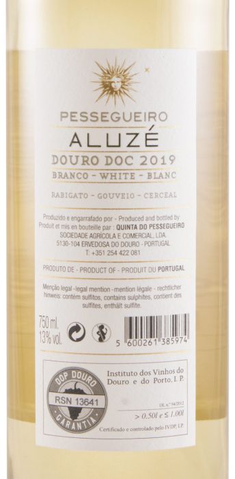 2019 Quinta do Pessegueiro Aluzé branco