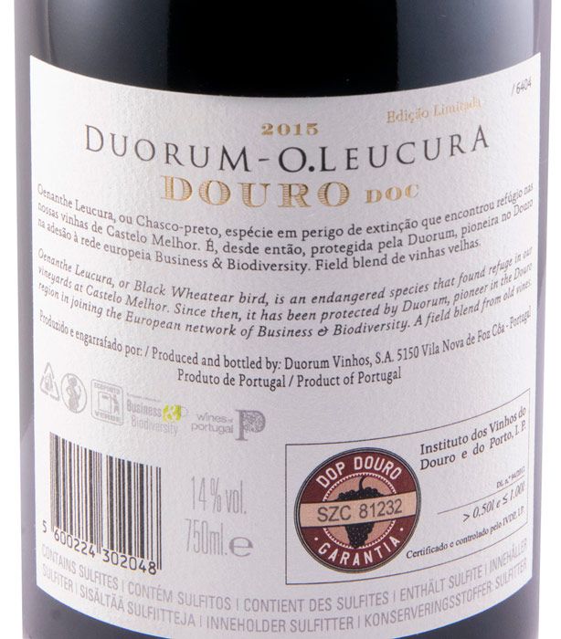 2015 Duorum O.Leucura red