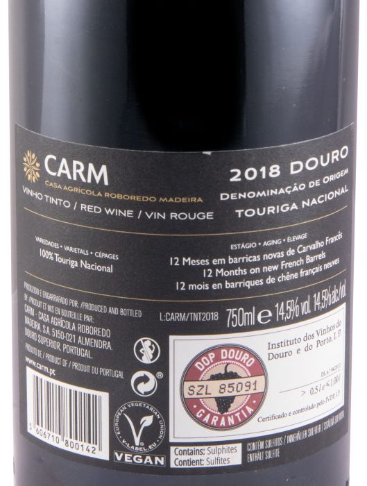 2018 CARM Touriga Nacional red