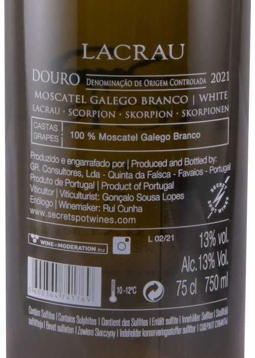 2021 Lacrau Moscatel Galego white