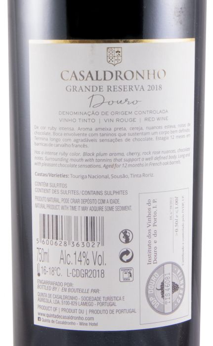 2018 Casaldronho Grande Reserva tinto