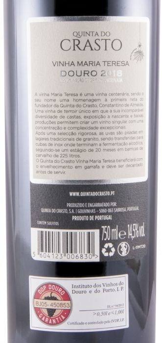 2018 Quinta do Crasto Vinha Maria Teresa red