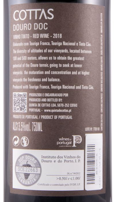 2018 Cottas tinto