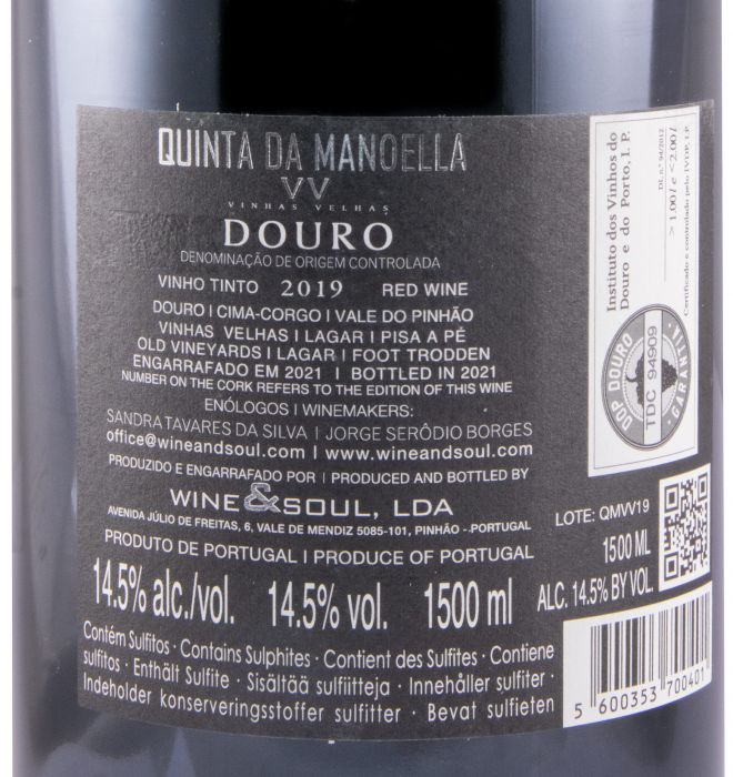 2019 Quinta da Manoella Vinhas Velhas tinto 1,5L