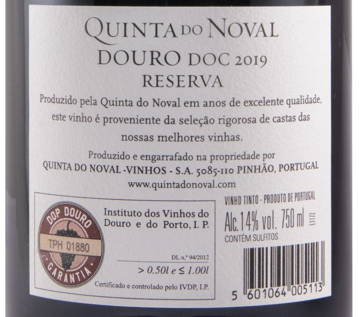 2019 Quinta do Noval Reserva tinto