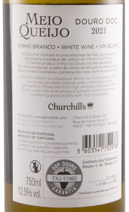 2021 Churchill's Meio Queijo branco