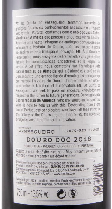 2018 Quinta do Pessegueiro tinto