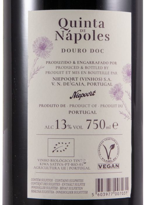 2018 Niepoort Quinta de Nápoles organic red