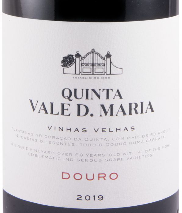 2019 Quinta Vale D. Maria Vinhas Velhas red