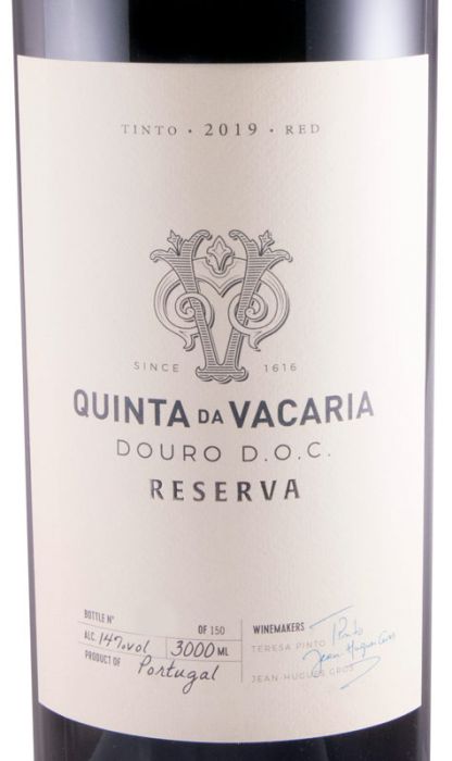 2019 Quinta da Vacaria Reserva tinto 3L