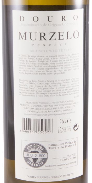 2019 Murzelo Reserva branco
