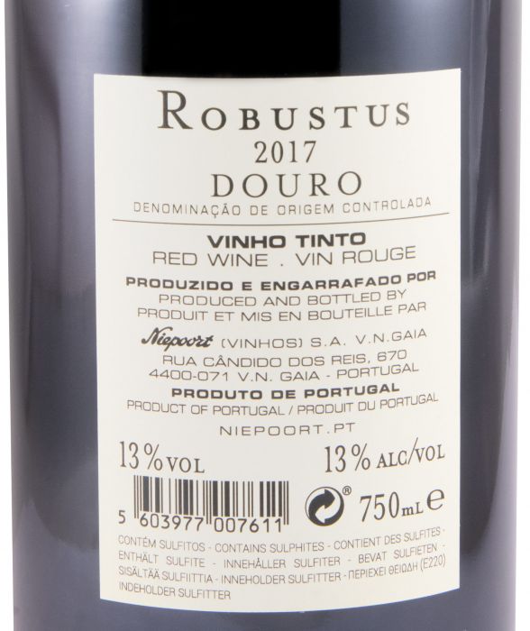 2017 Niepoort Robustus red