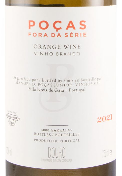 2021 Poças Fora da Série Orange white