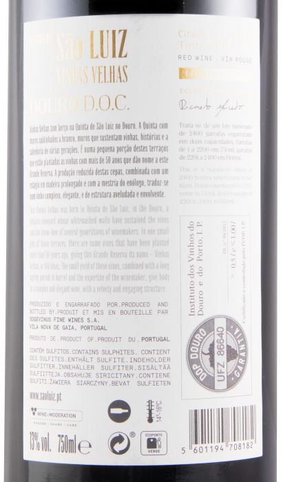 2018 Kopke Quinta de São Luiz Vinhas Velhas Grande Reserva tinto