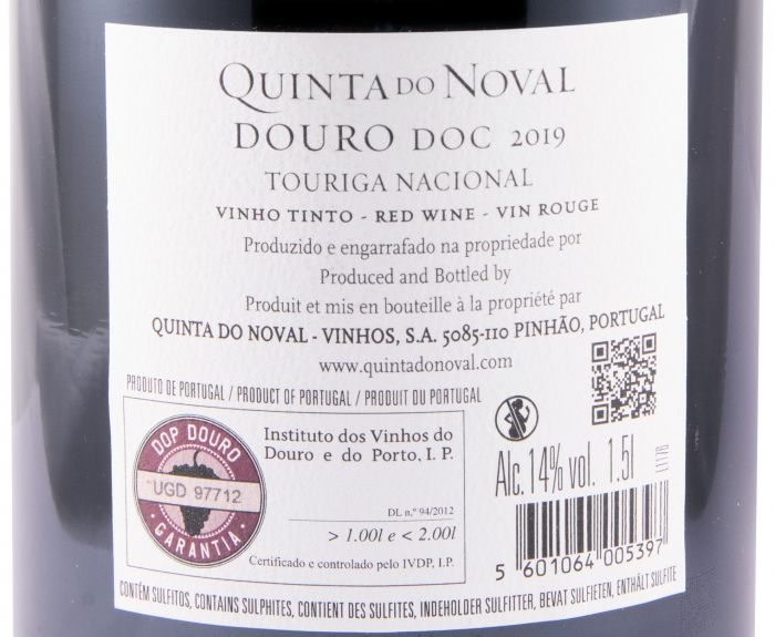 2019 Quinta do Noval Touriga Nacional tinto 1,5L