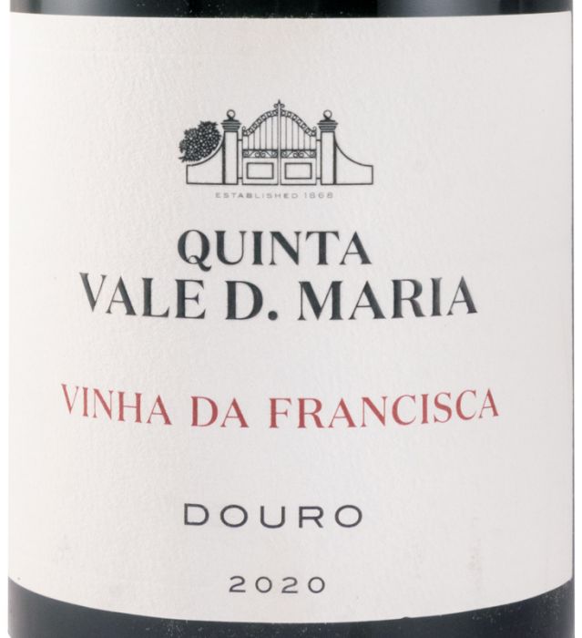 2020 Quinta Vale D. Maria Vinha da Francisca red