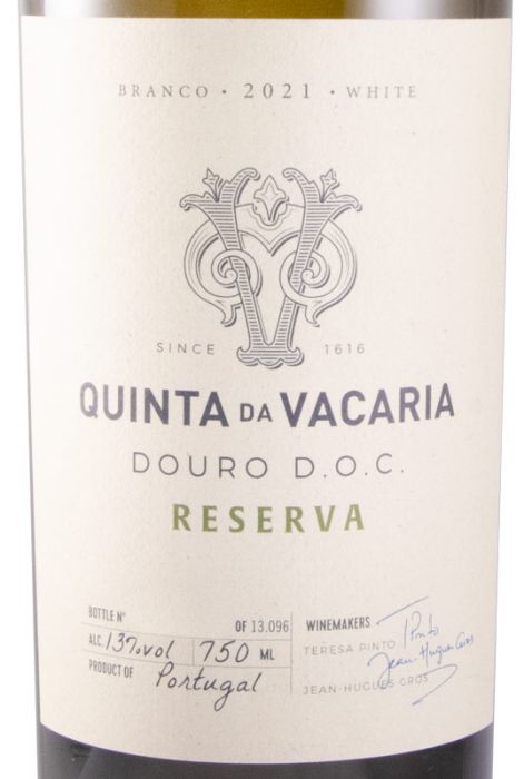 2021 Quinta da Vacaria Reserva white